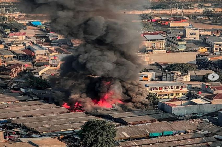 Kebakaran Pasar Kambing Jakpus, 17 Mobil Damkar dan 68 Personel Dikerahkan