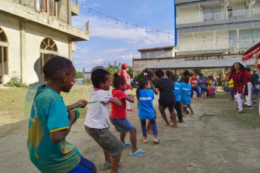 Meriahkan HUT Ke-78 RI, Gereja di Papua Gelar Berbagai Lomba