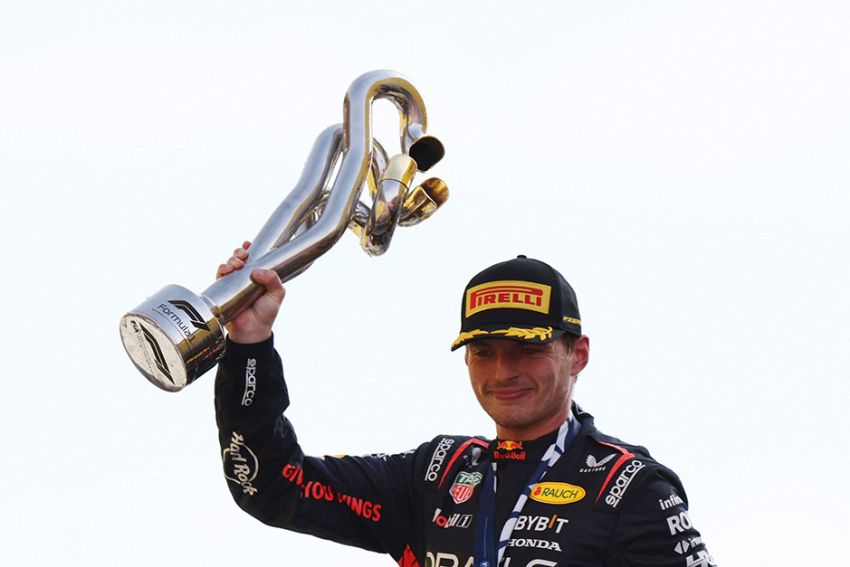 Pembalap Red Bull Max Verstappen Juara Formula 1 GP Italia 2023