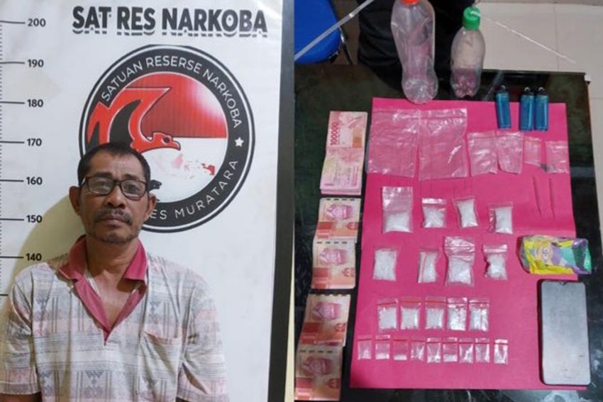 Simpan 22 Paket Sabu di Celana Dalam, Petani Muratara Ditangkap Polisi