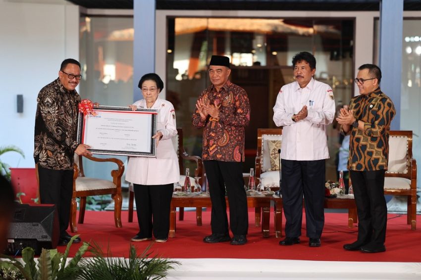 Megawati Soekarnoputri Resmikan Pusat Studi Arsip Statis Kepresidenan