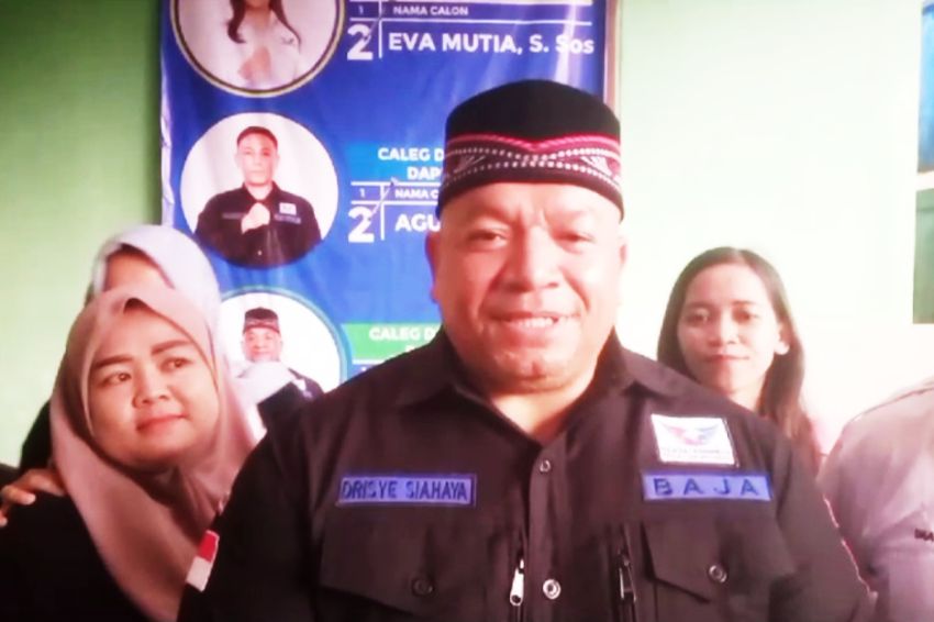 Sosialisasikan KTA Berasuransi di Cigombong Bogor, Bacaleg Perindo Drisye Siahaya Disambut Antusias Ratusan Warga