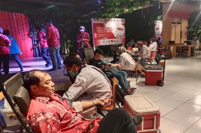 MTP Gelar Donor Darah di Istana BEC Bandung untuk Bantu Masyarakat