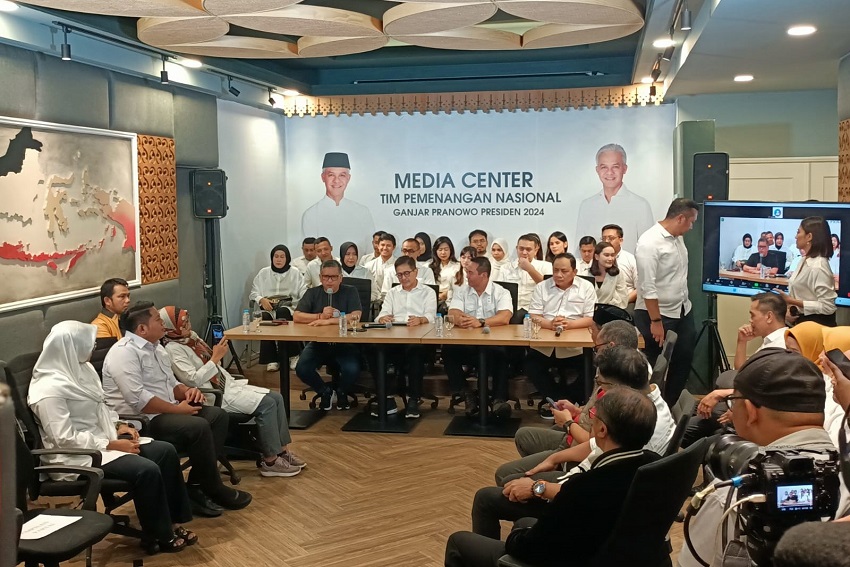 Resmikan Media Center TPN Ganjar Presiden 2024, Arsjad Rasjid: Rumah Nyaman Bagi Awak Media