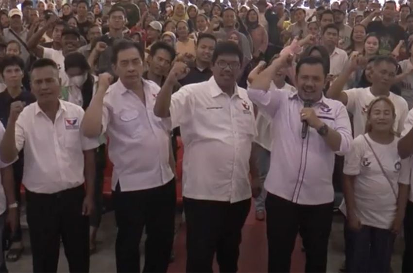 Konsolidasi Partai Perindo di DPC Sunggal, Ini Pesan Bacaleg Fransiskus Tampubolon