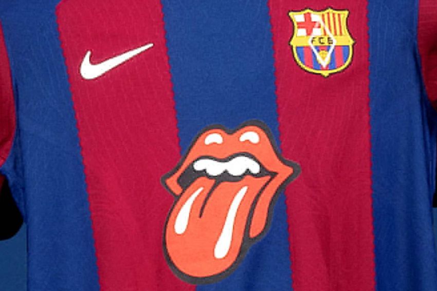 Barcelona vs Real Madrid: Blaugrana Pakai Jersey Spesial The Rolling Stones
