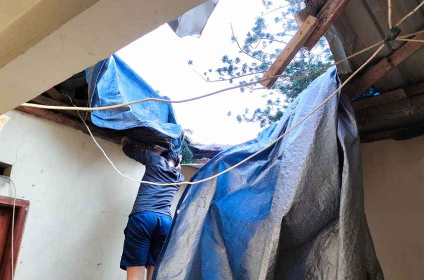 Penampakan 18 Rumah di Cimahi Rusak Disapu Angin Puting Beliung