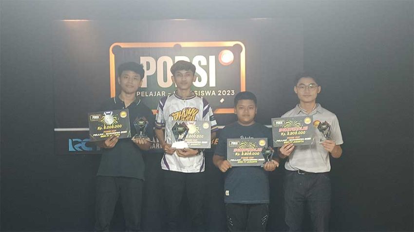 Ahmad Fauzan Juara POBSI Cup Pelajar-Mahasiswa Seri 4 Jakarta 2023