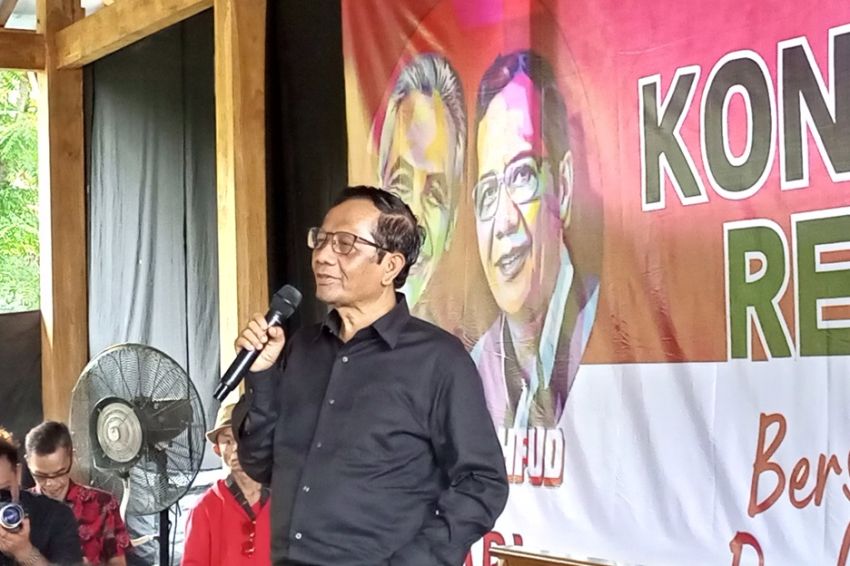 Hadiri Konsolidasi Relawan di Yogyakarta, Ini Pesan yang Disampaikan Mahfud MD