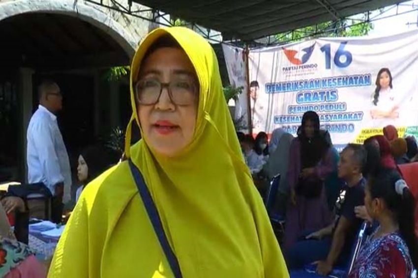 Warga Surabaya Atusias Ikuti Pemeriksaan Kesehatan Gratis Partai Perindo