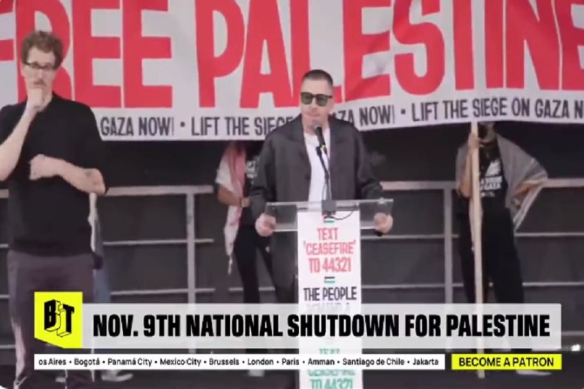Rapper AS Macklemore Orasi Dukung Palestina di Washington: Ini adalah Genosida