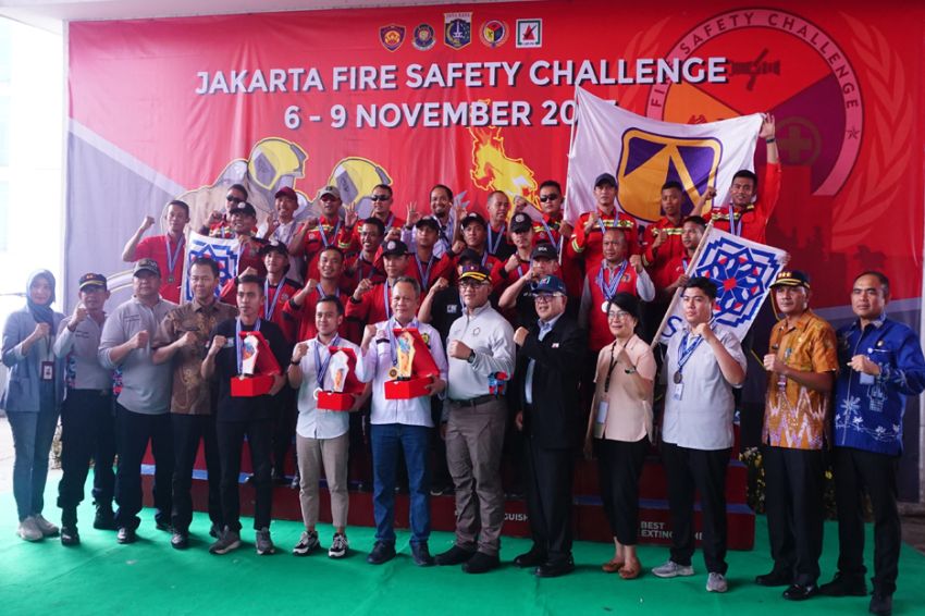 PAMA Raih Juara 1 Jakarta Fire Safety Challenge 2023