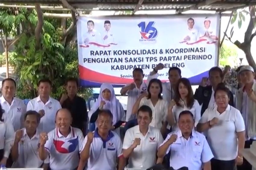 Jelang Pemilu 2024 Perindo Buleleng Konsolidasi Saksi TPS