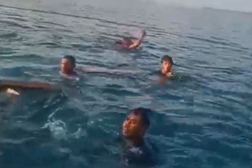 Kebut-kebutan di Tengah Laut, Perahu Pengangkut Karyawan Bertabrakan dan Tenggelam di Wakatobi