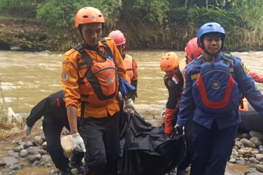 Pria Hanyut Usai Bikin Konten di Sungai Cigamea Bogor Ditemukan Tewas