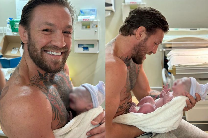 Senyum Bahagia Conor McGregor saat Tunangannya Lahirkan Bayi Laki-Laki