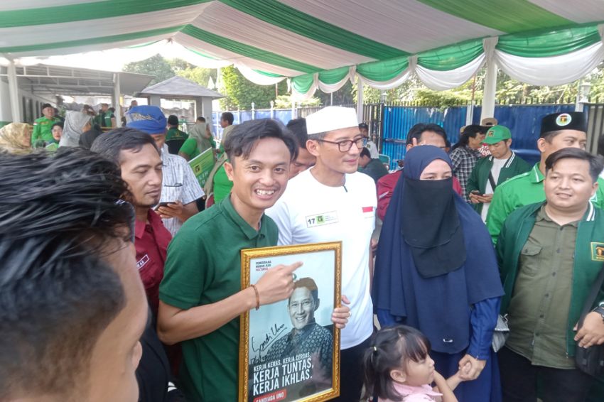 Sandi Enggan Komentari 'Ndasmu Etik' Prabowo