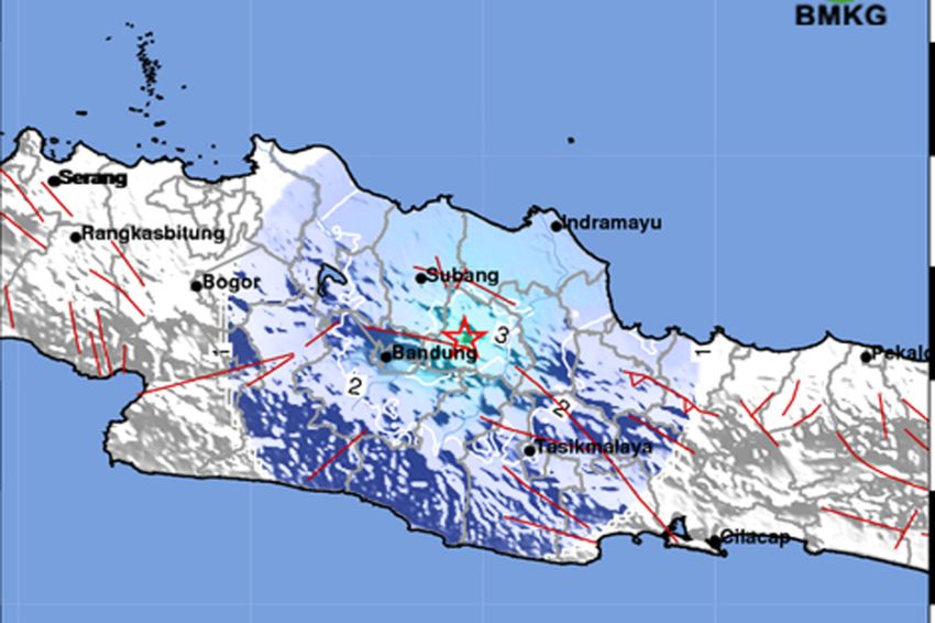 Gempa Kembali Guncang Sumedang, BMKG: Akibat Aktivitas Sesar Aktif