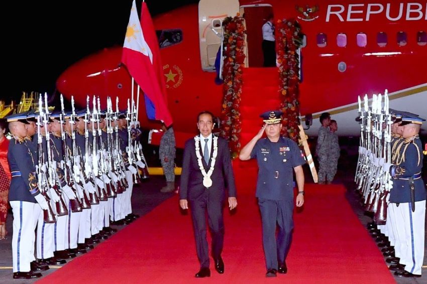 Presiden Jokowi Tiba di Filipina