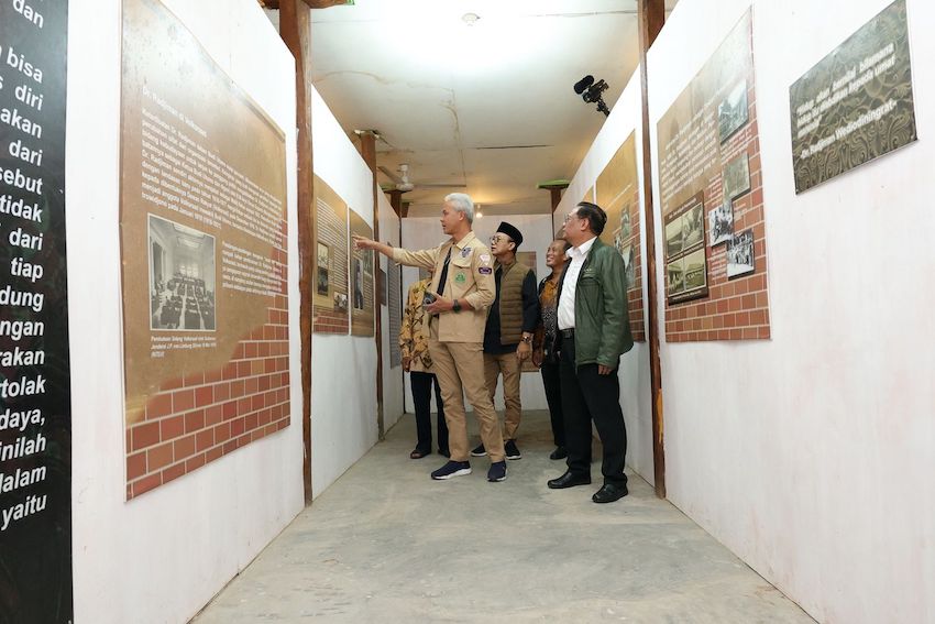 Kunjungi Museum di Ngawi, Ganjar Kagumi Tokoh BPUPKI Radjiman Wedyodiningrat