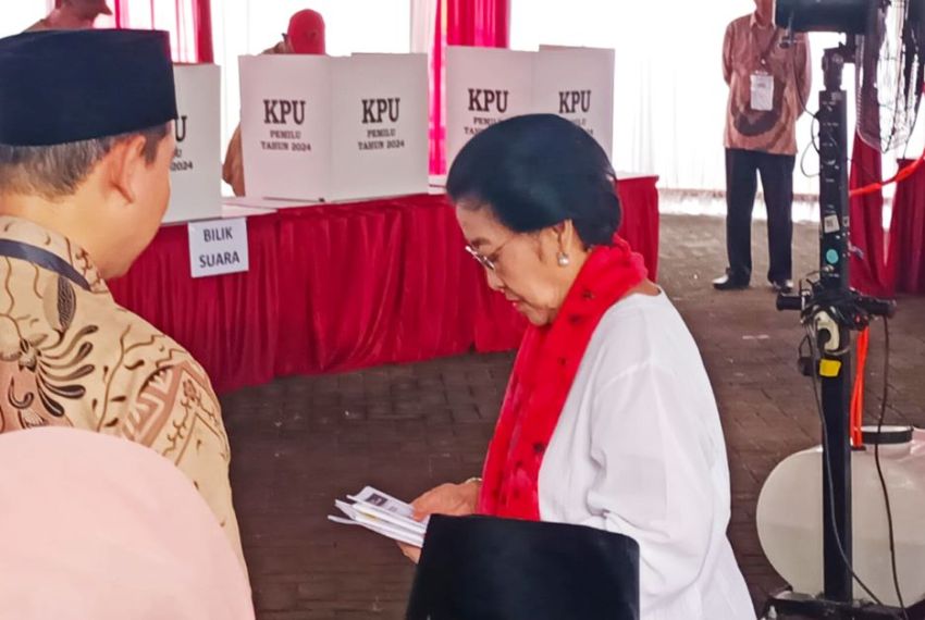 Usai Nyoblos, Megawati Harap Pemilu 2024 Tak Ada Kecurangan