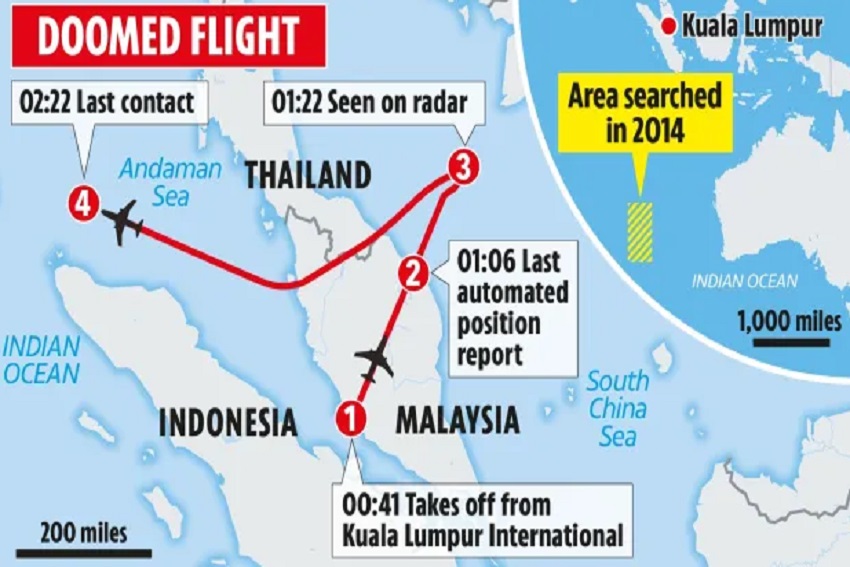 Hari Ini Genap 10 Tahun MH370 Lenyap Misterius Tanpa Jejak Bersama 239 Orang