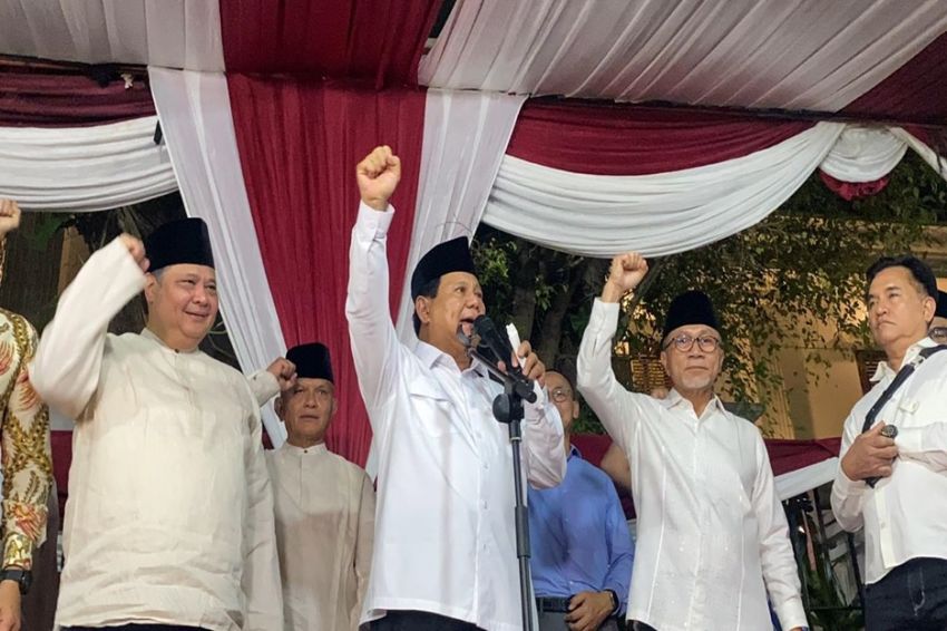 Menang Pilpres 2024, Prabowo Ucapkan Terima Kasih ke Presiden Jokowi