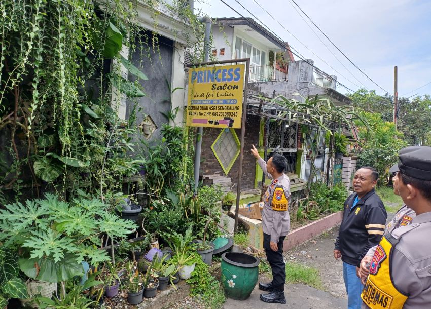 Jaga Keamanan Rumah Kosong Ditinggal Mudik, Polres Malang Intensifkan Patroli
