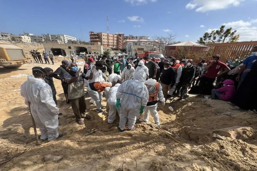 Mayat 73 Warga Palestina Ditemukan di Kuburan Massal RS Nasser