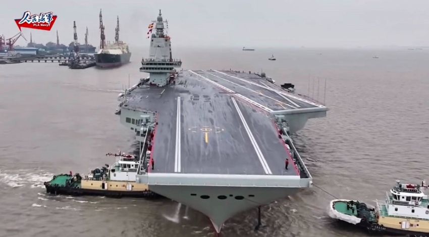 Kapal Induk Ketiga Segera Beroperasi di Angkatan Laut China