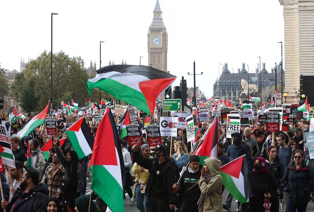 Deretan Negara Eropa yang Warganya Menggelar Aksi Bela Palestina