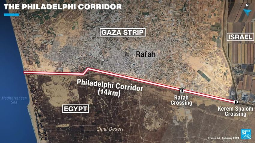 5 Fakta Koridor Philadelphi di Gaza, Jalur yang Dikuasai Israel