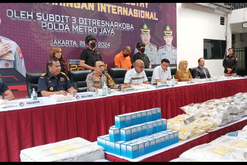 Polda Metro Bongkar Kasus Home Industry Narkoba di Citeureup Bogor