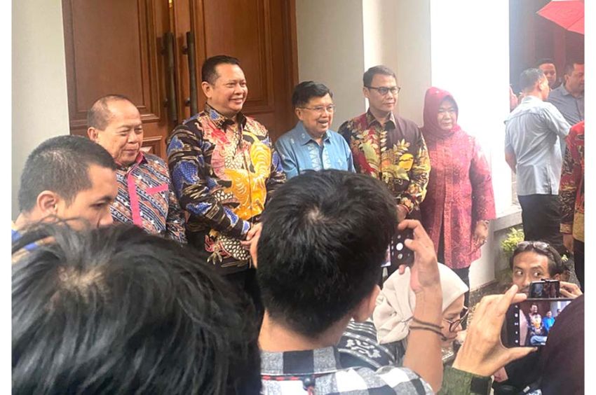 Ditemui Pimpinan MPR, JK Soroti Persoalan Hukum Indonesia