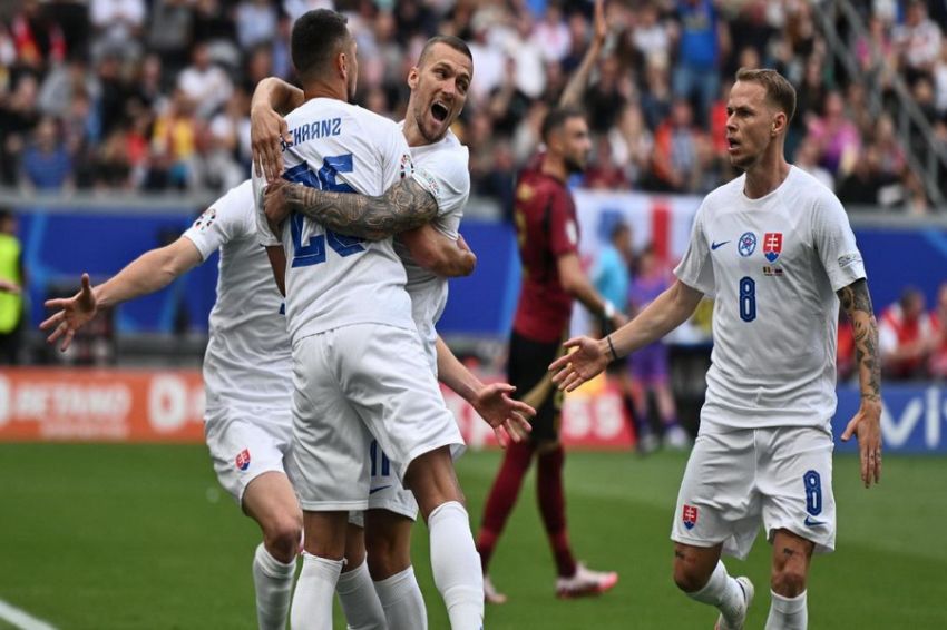 Bungkam Belgia, Slovakia Beruntung di Piala Eropa 2024