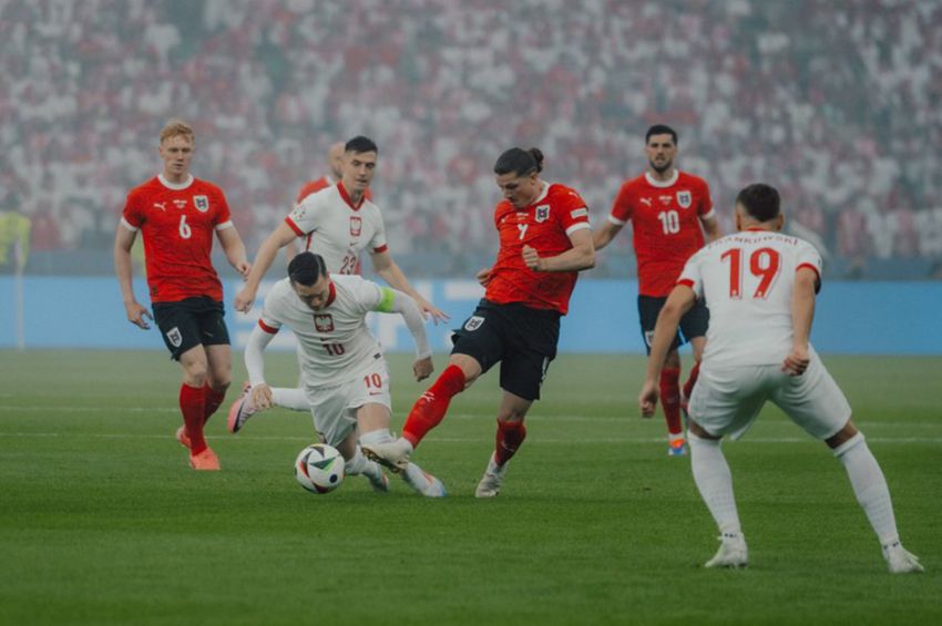 Hasil Euro 2024: Seru! Laga Polandia vs Austria Imbang 1-1 di Babak Pertama
