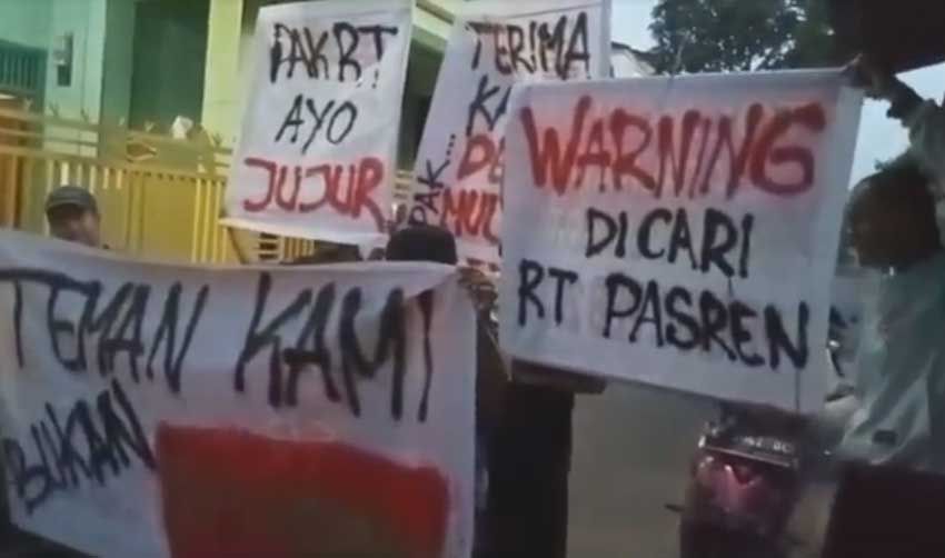 Mantan Ketua RT Saksi Kasus Vina Cirebon Menghilang, Warga Demo
