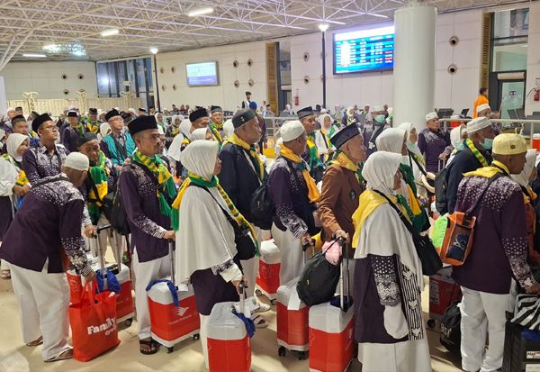 Garuda Penyesuaian, 46 Kloter Jemaah Haji Gelombang I Pulang dari Madinah