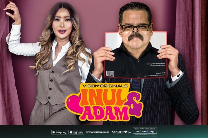 Vision+ Hadirkan Komedi Sitkom Baru 'Inul & Adam', Rilis Teaser Poster