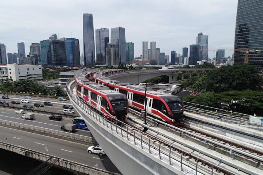 Integrasi LRT Jakarta dengan Stasiun Manggarai Ditargetkan Rampung 2026