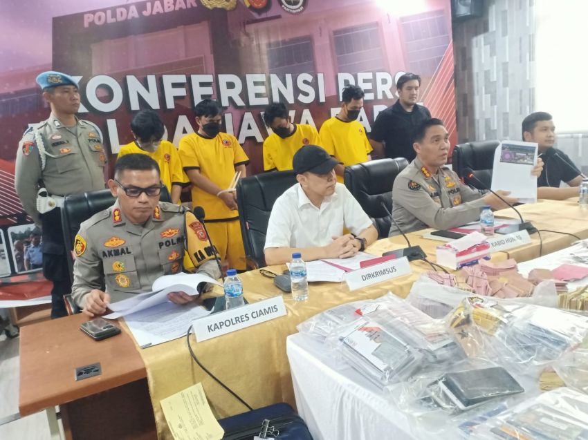 Sindikat Judi Online Kamboja Dibekuk di Ciamis, Transaksi Mencapai Rp356 Miliar