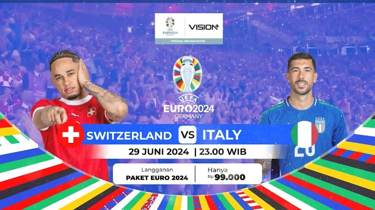 Preview Euro 2024 Swiss vs Italia: Ambisi Sang Juara Bertahan
