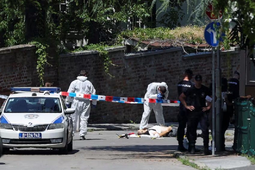 Pria Ini Serang Kedubes Israel di Serbia dengan Senapan Panah, lalu Ditembak Mati