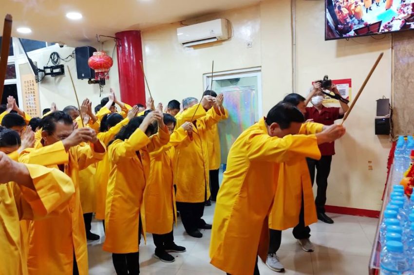 Momen Perayaan Thay Shang Lao Jun di Kelenteng Zhen Cheng Gong Jakarta