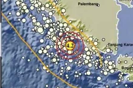 Breaking News! Gempa Magnitudo 4,2 Guncang Kaur Bengkulu