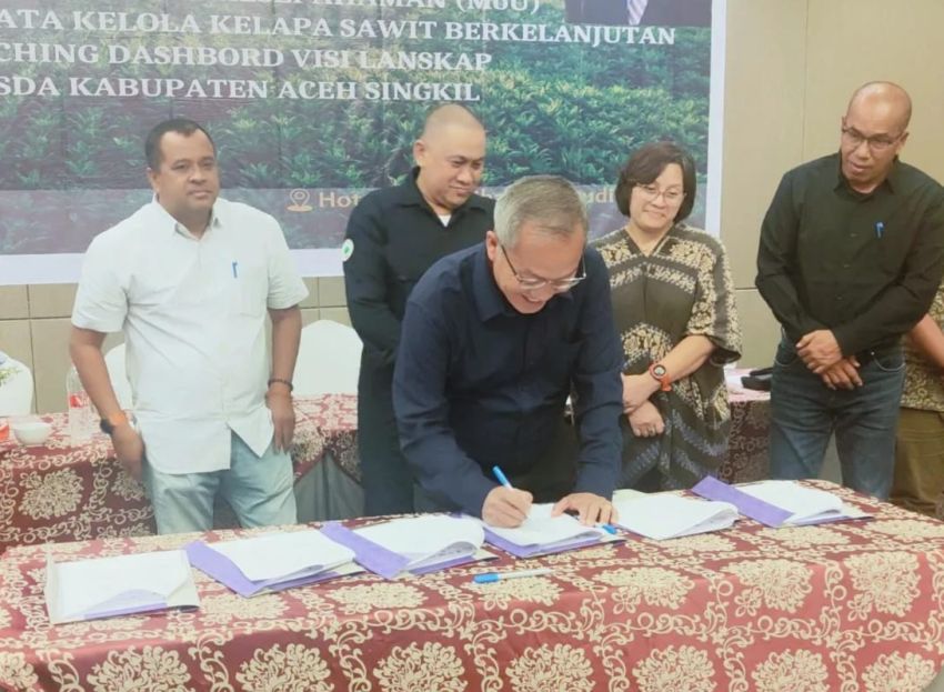 Pemkab Aceh Singkil Bersama Stakeholder Sepakati Lanskap Tata Kelola Sawit Berkelanjutan