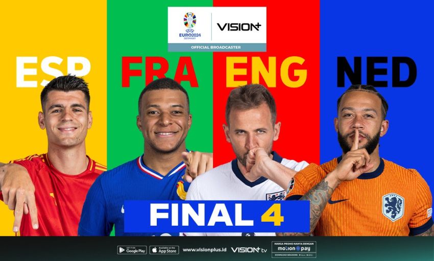 Link Nonton Live Streaming Semifinal Euro 2024: Spanyol vs Prancis di Vision+