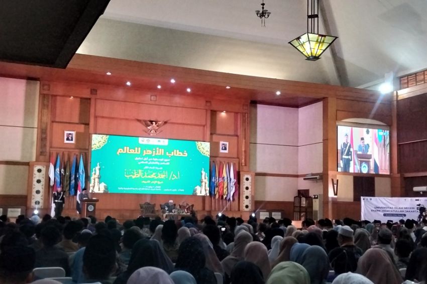 Grand Syekh Al-Azhar Kuliah Umum di UIN Jakarta, Ajak Umat Amalkan Toleransi Beragama