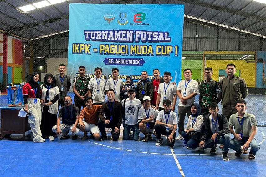 Buka Turnamen Futsal IKPK-Paguci Muda, Laksma TNI Arief Taufik: Pererat Silaturahmi