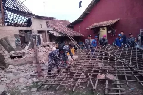 Update Gempa M4,4 Batang, BNPB: 240 Rumah Warga Rusak